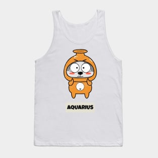 Funny Zodiac Baby Aquarius Tank Top